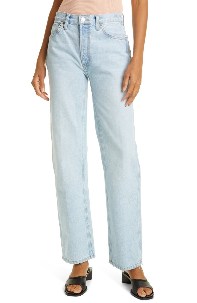 Re/Done '90s High Rise Loose Fit Jeans, Main, color,