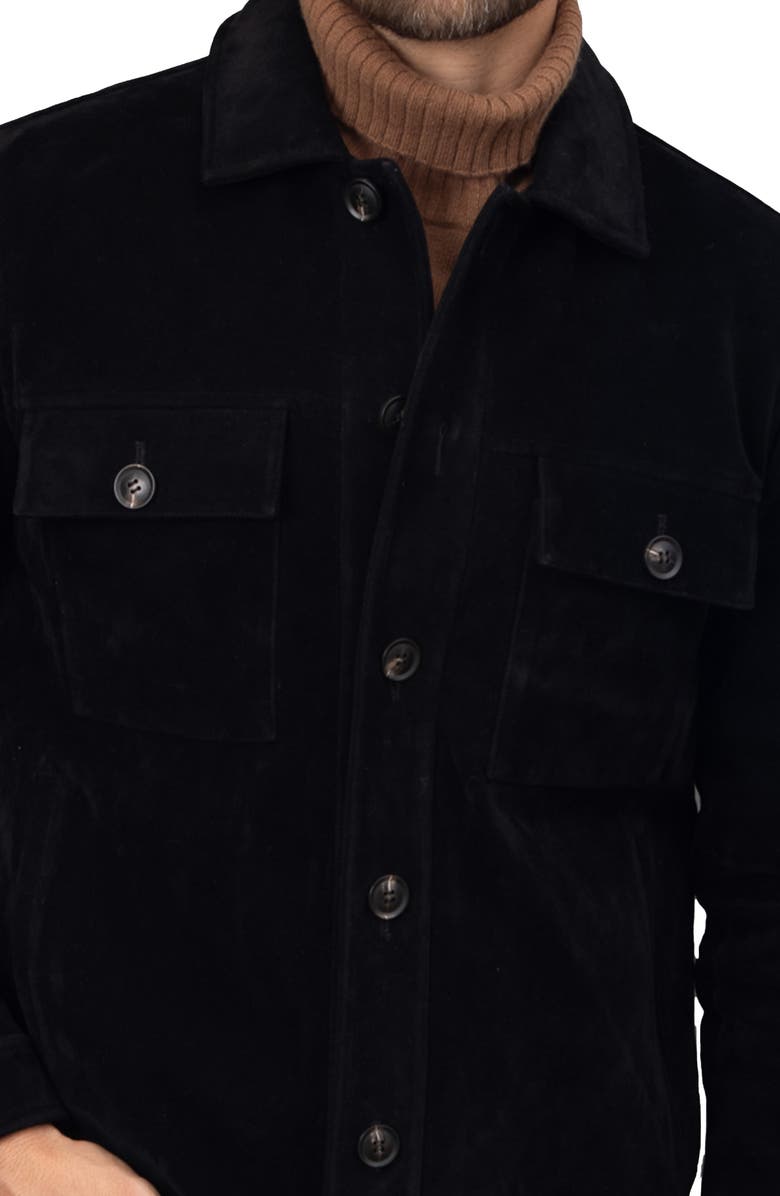 Bagatelle Faux Nubuck Trucker Jacket, Alternate, color, 