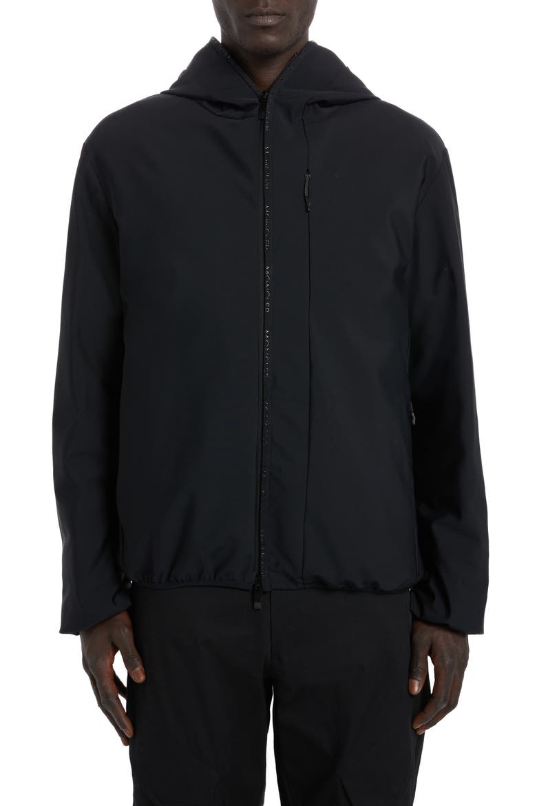 Iton Hooded Down Jacket, Main, color, BLACK