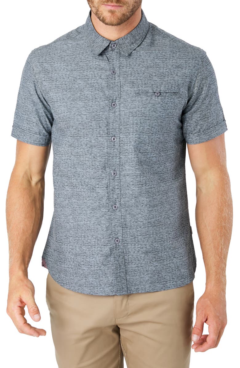 7 Diamonds Evening Flow Button-Up Shirt, Main, color, 