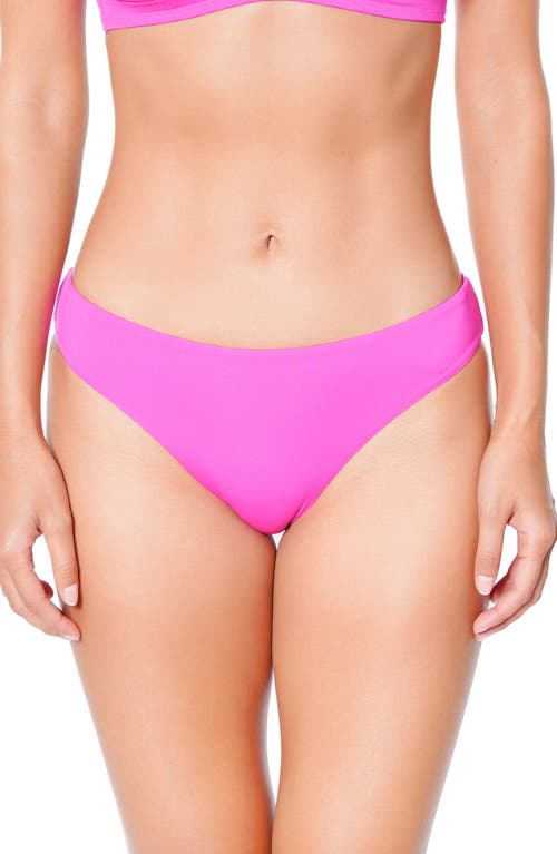 Huit So Chic Low Rise Bikini Bottoms In Pink