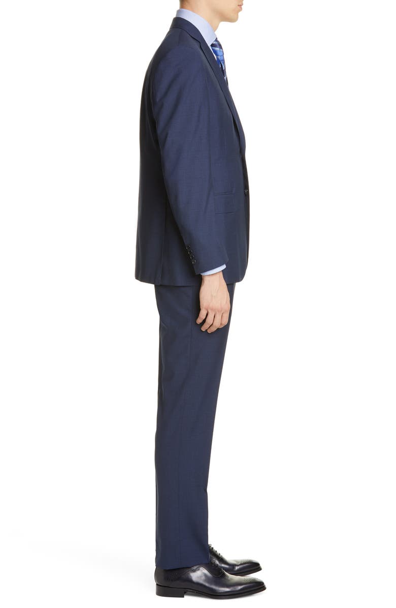 Canali Sienna Soft Texture Classic Fit Wool Suit, Alternate, color, 