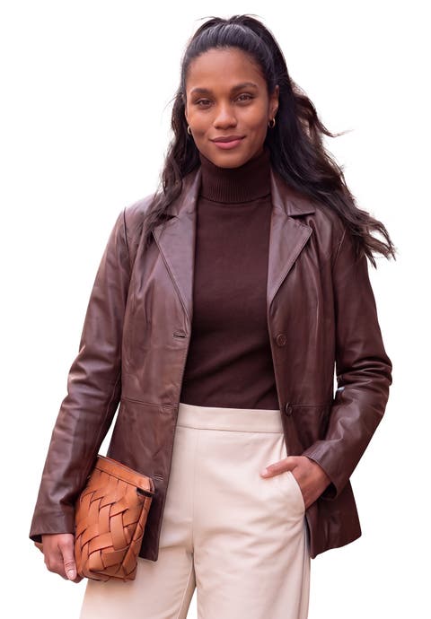 Leather Blazer