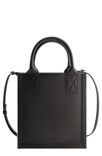 Fred By Fred Segal Small Smooth Leather Tote Bag In Black