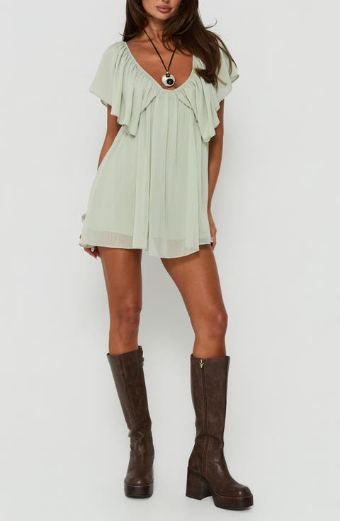 Sun Spirit Plunge Playsuit
