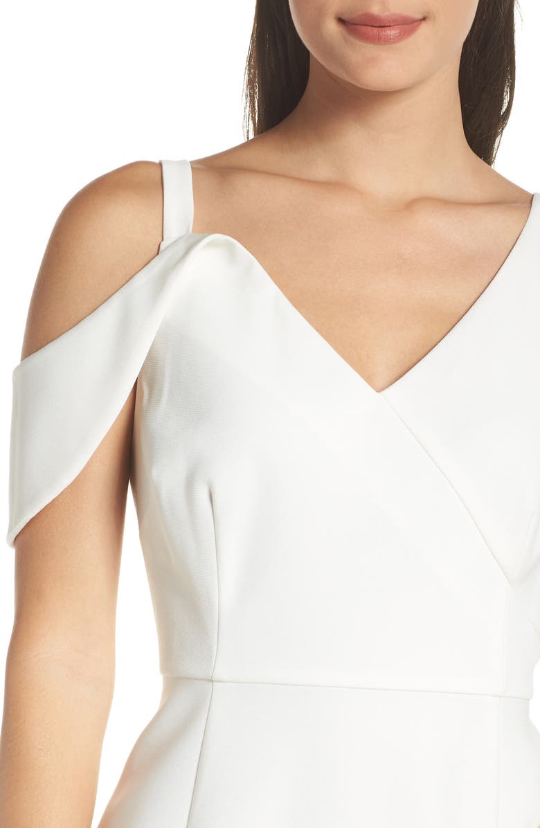 Chelsea28 Sleeveless Asymmetrical Midi Dress, Alternate, color, 