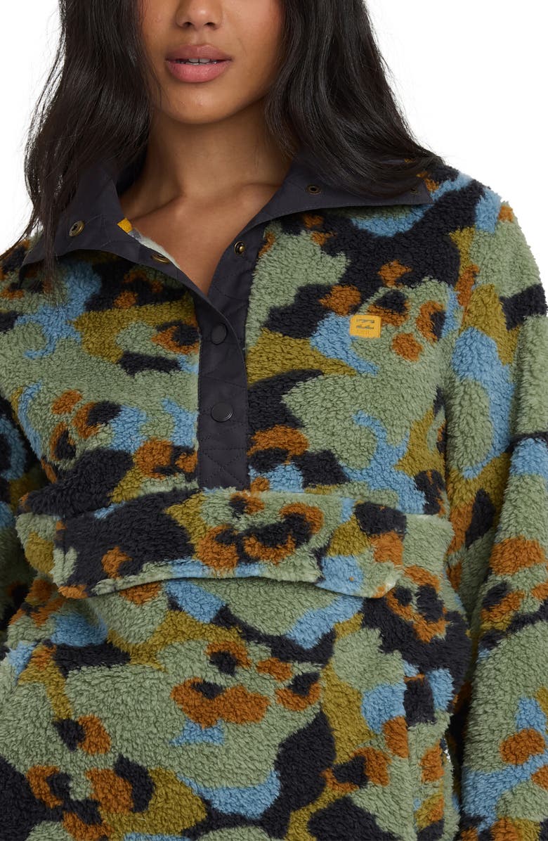 Billabong Switchback Fleece Pullover, Alternate, color, Dark Green