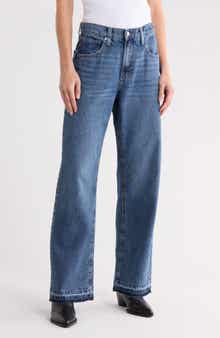 High Waist Straight Leg Jeans
