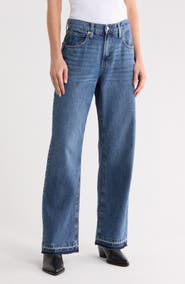 Lucky Brand High Waist Straight Leg Jeans
