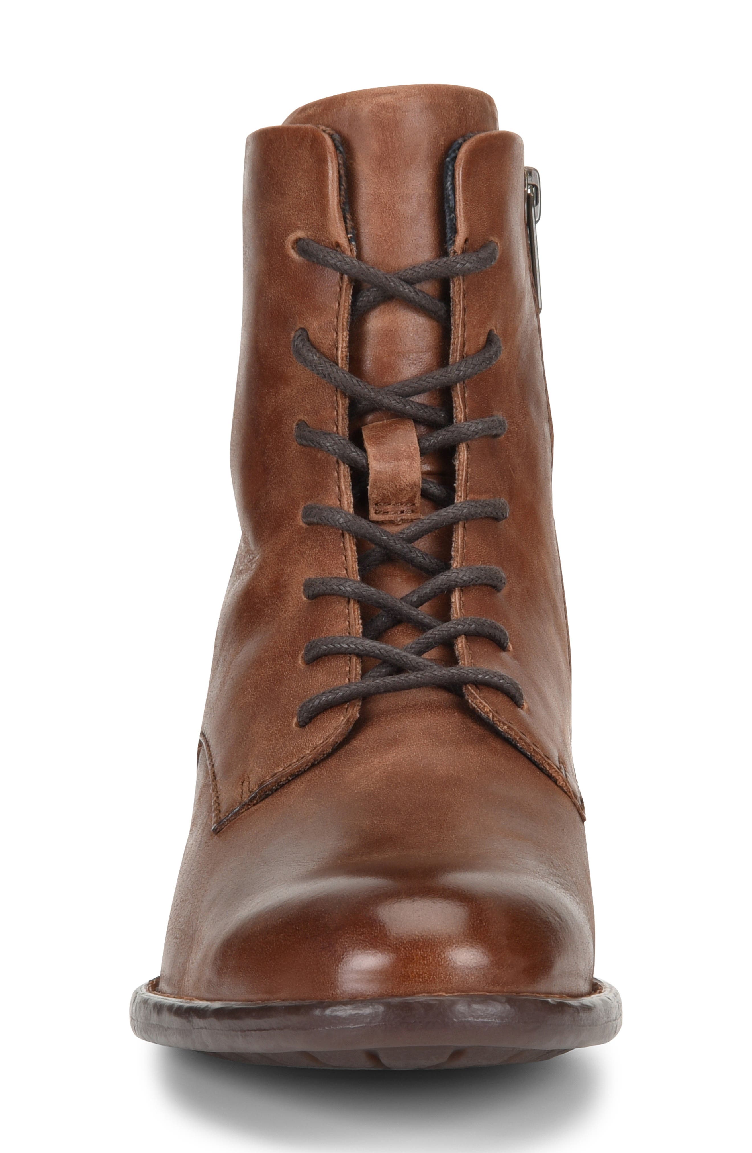 Tombeau Lace-Up Boot, Alternate, color, TAN LEATHER