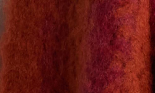 La Fiorentina Plush Scarf In Red