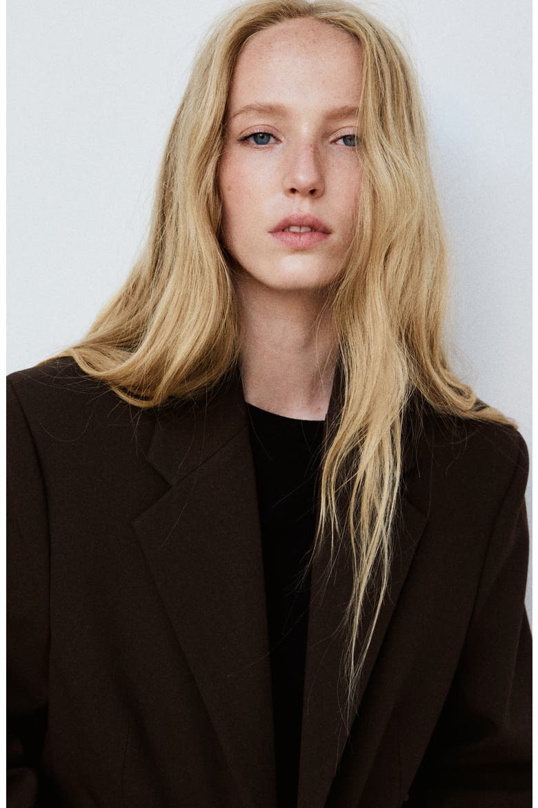 Gaby Blazer, Alternate, color, BROWN