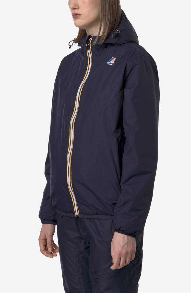 K-Way Le Vrai 4.0 Claude Warm Water Repellent Jacket, Alternate, color, Blue Deep Cobalt