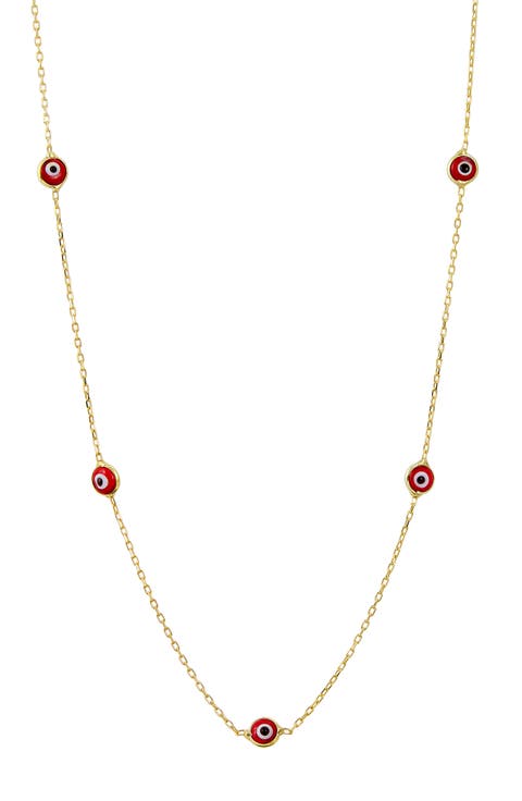 Evil Eye Station Necklace