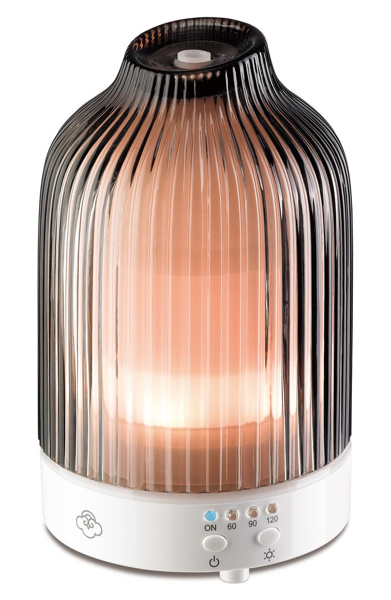 SERENE HOUSE Fountain Glass Ultrasonic Aroma Diffuser, Alternate, color, Grey