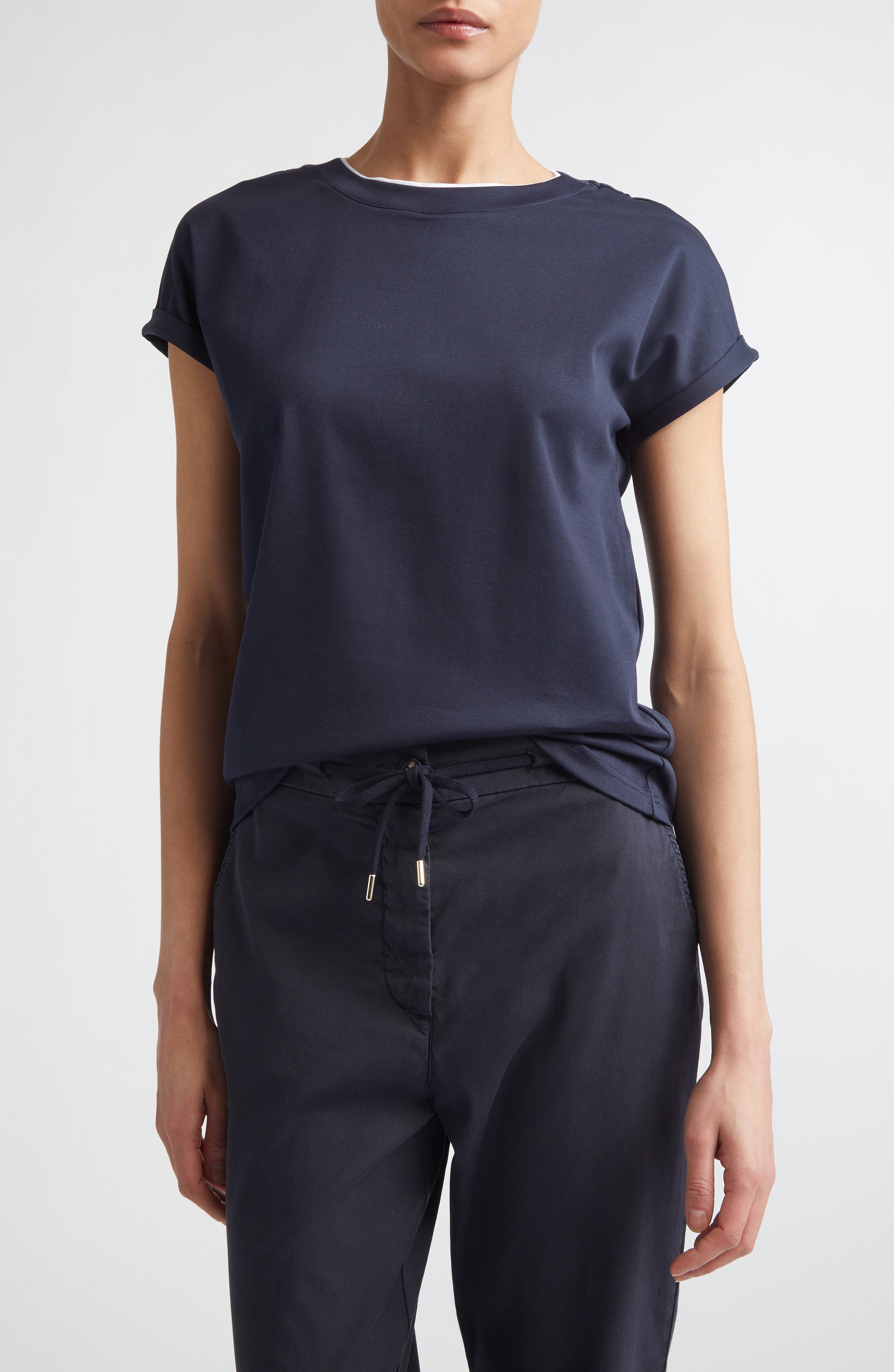 Layered Crewneck T-Shirt - image 5