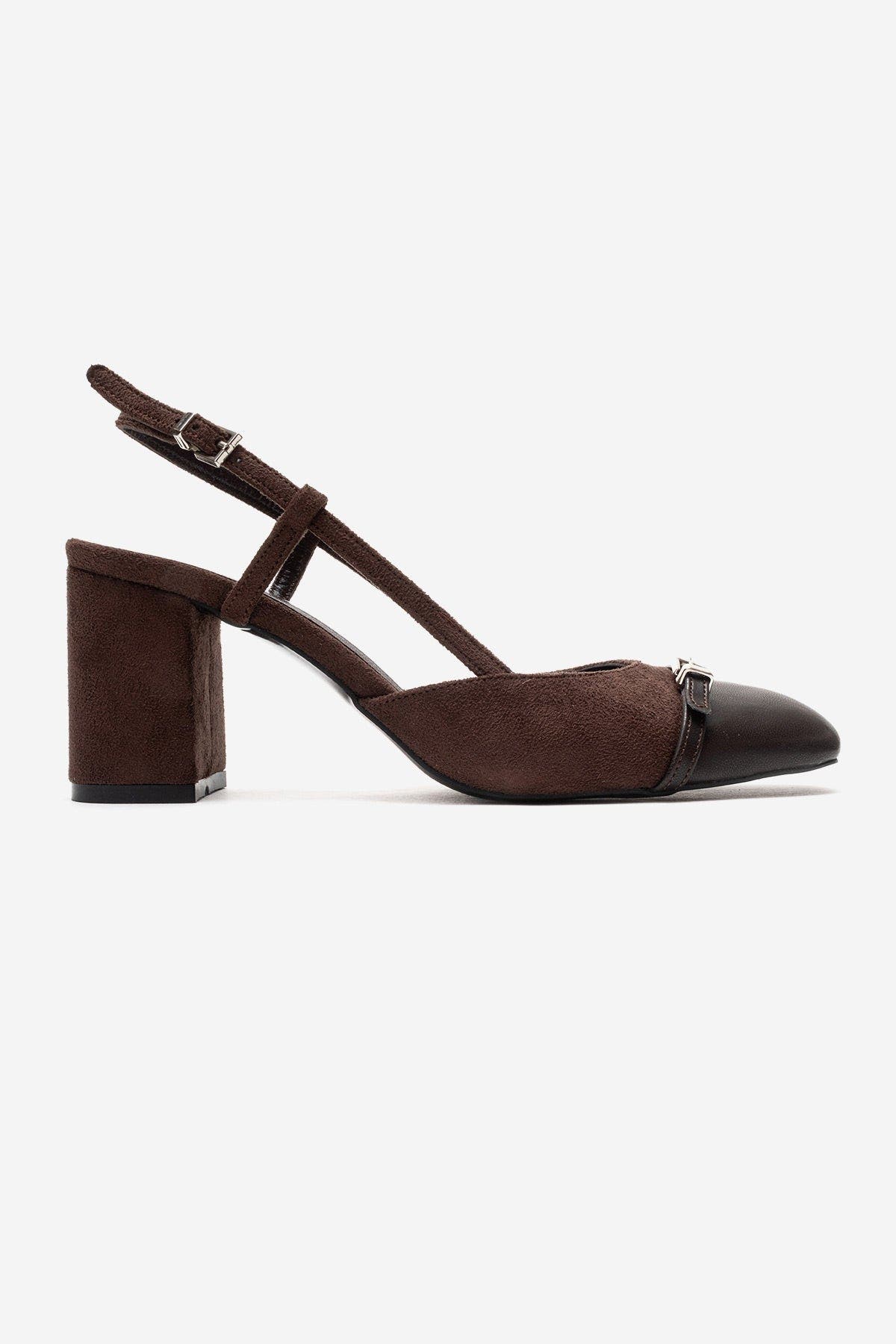 Desia Slingback Round Toe Pump, Alternate, color, Brown Suede