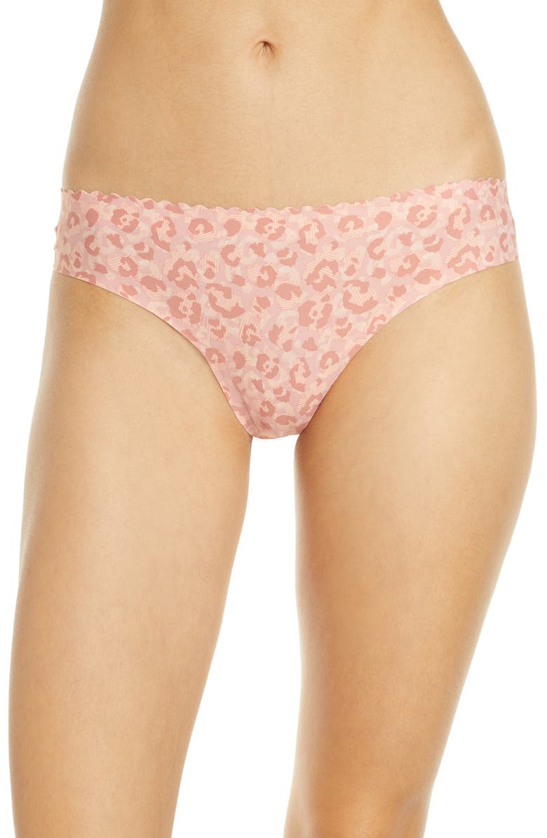 Knix Essential Scallop Thong, Main, color, 