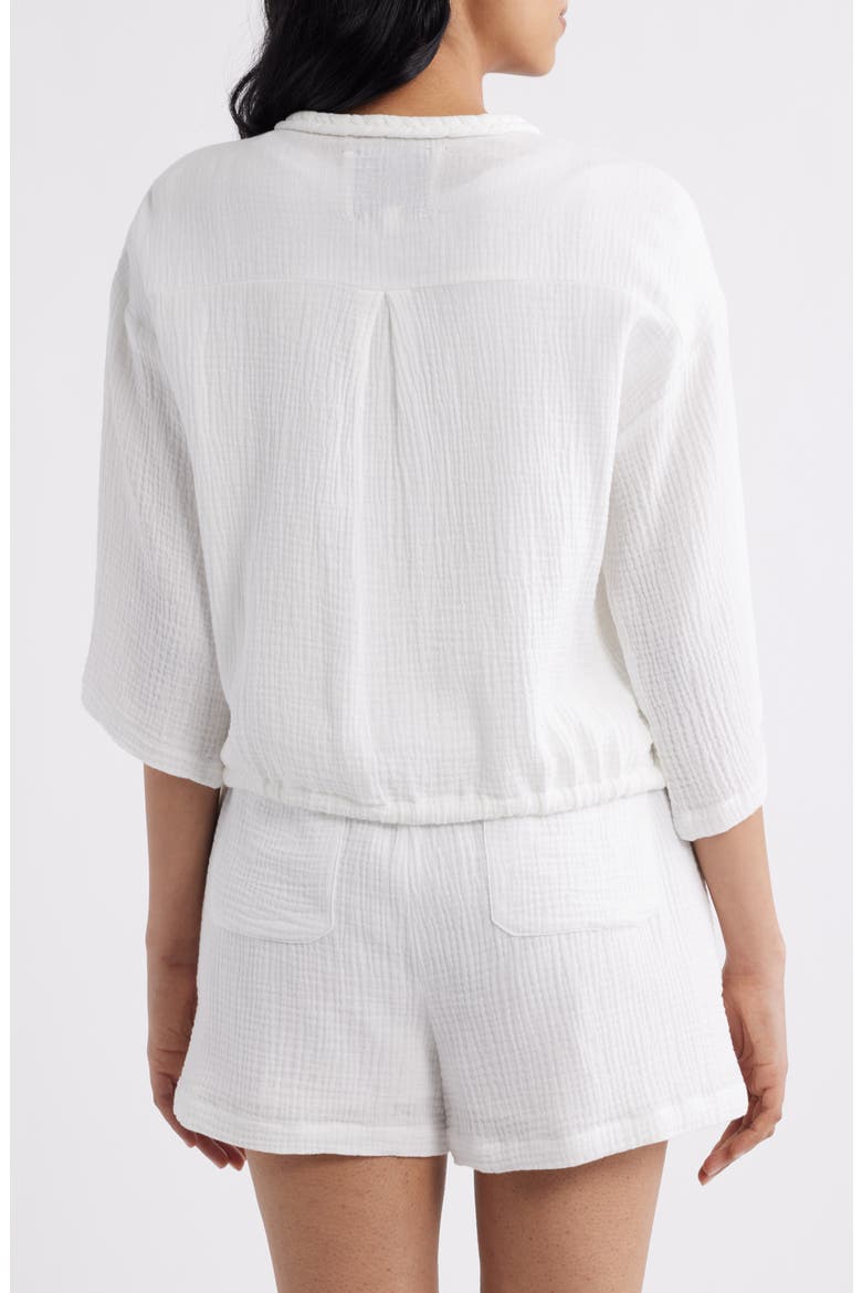 Zip Front Jacket, Alternate, color, WHITE