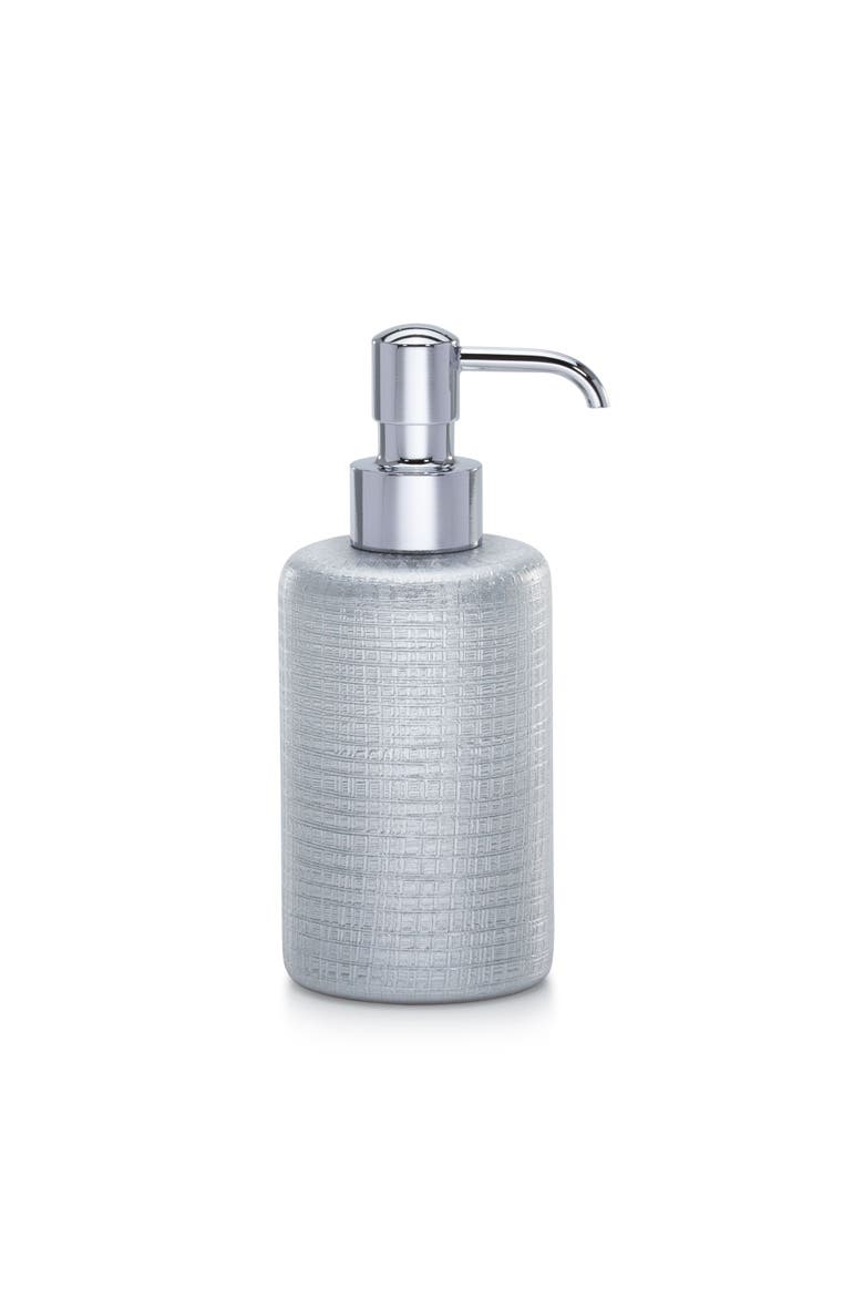 Cambric Silver Pump Dispenser, Main, color, SILVER