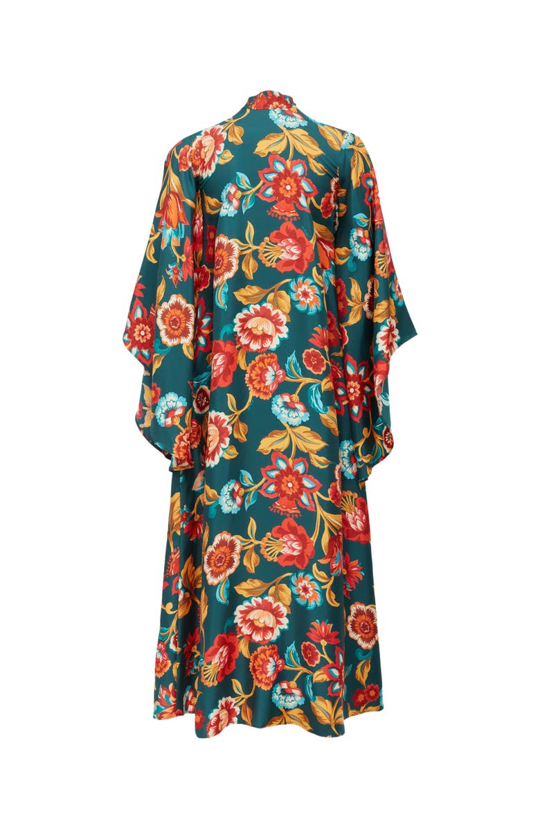 La DoubleJ Magnifico Midi Dress Hottie Emerald, Alternate, color, Hottie Emerald