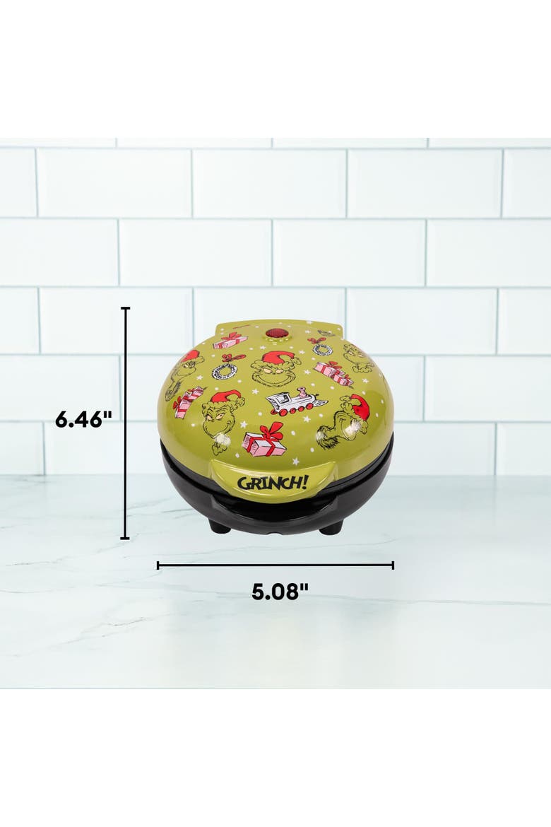 Dr. Seuss Grinch Mini Waffle Maker, Alternate, color, Green
