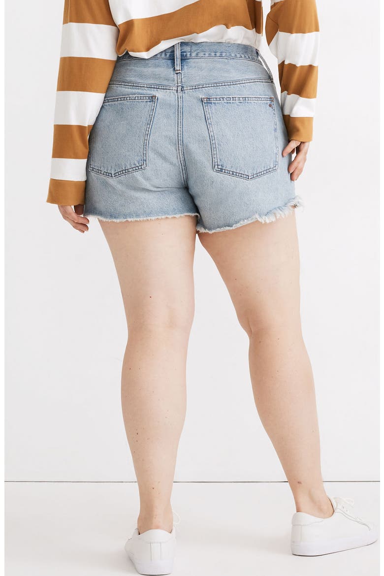 Relaxed Denim Shorts, Alternate, color, CEDARCROFT WASH