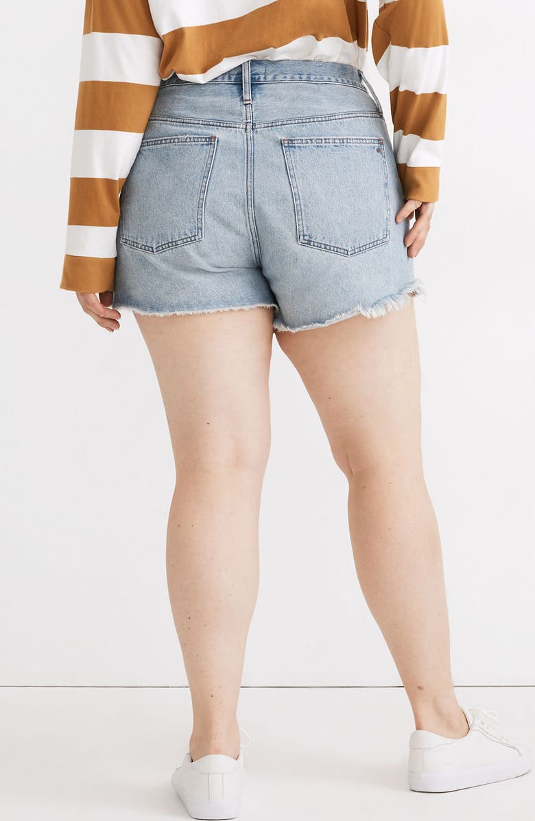 Madewell Relaxed Denim Shorts, Alternate, color, 