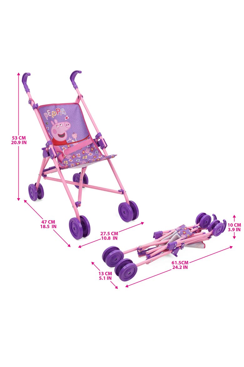Doll Umbrella Stroller, Alternate, color, Multicolored