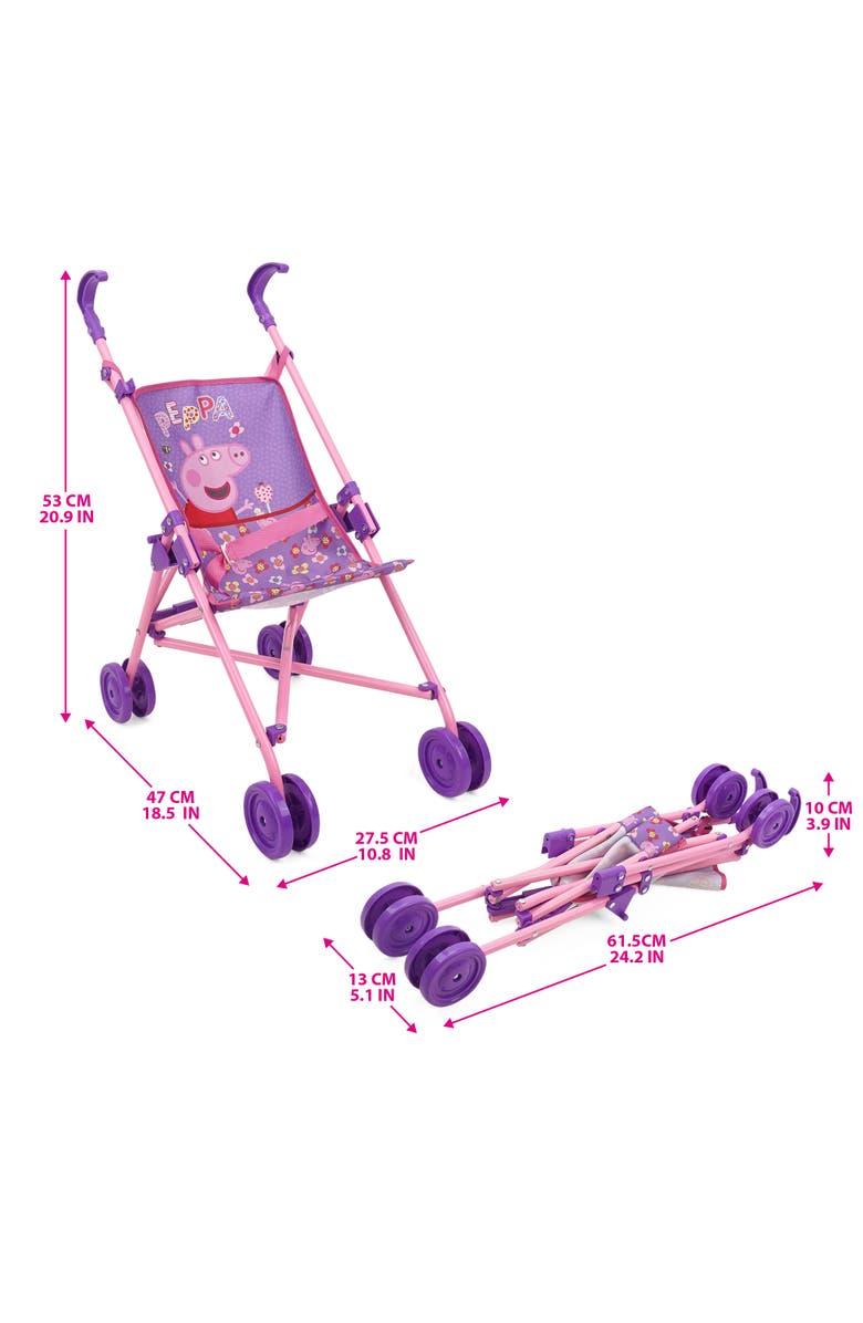 Peppa Pig Doll Umbrella Stroller, Alternate, color, Multicolored