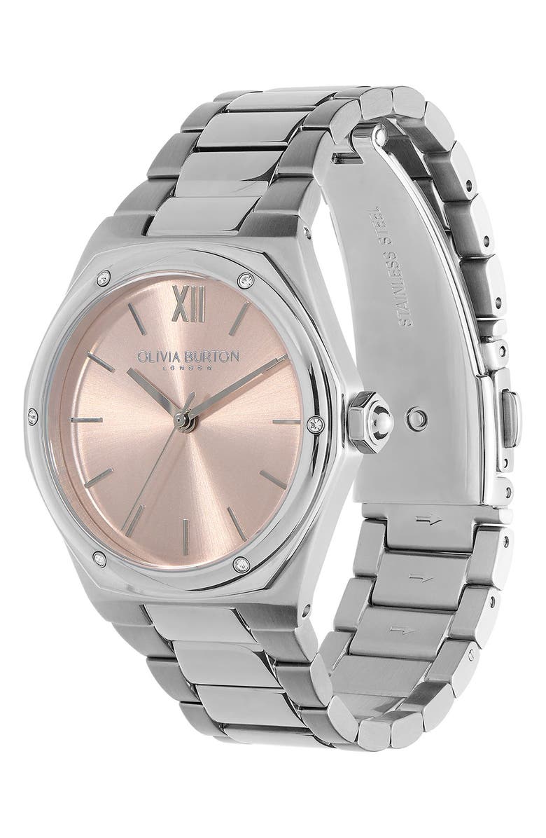 Olivia Burton Sports Luxe Hexa Bracelet Watch, 33mm, Alternate, color,