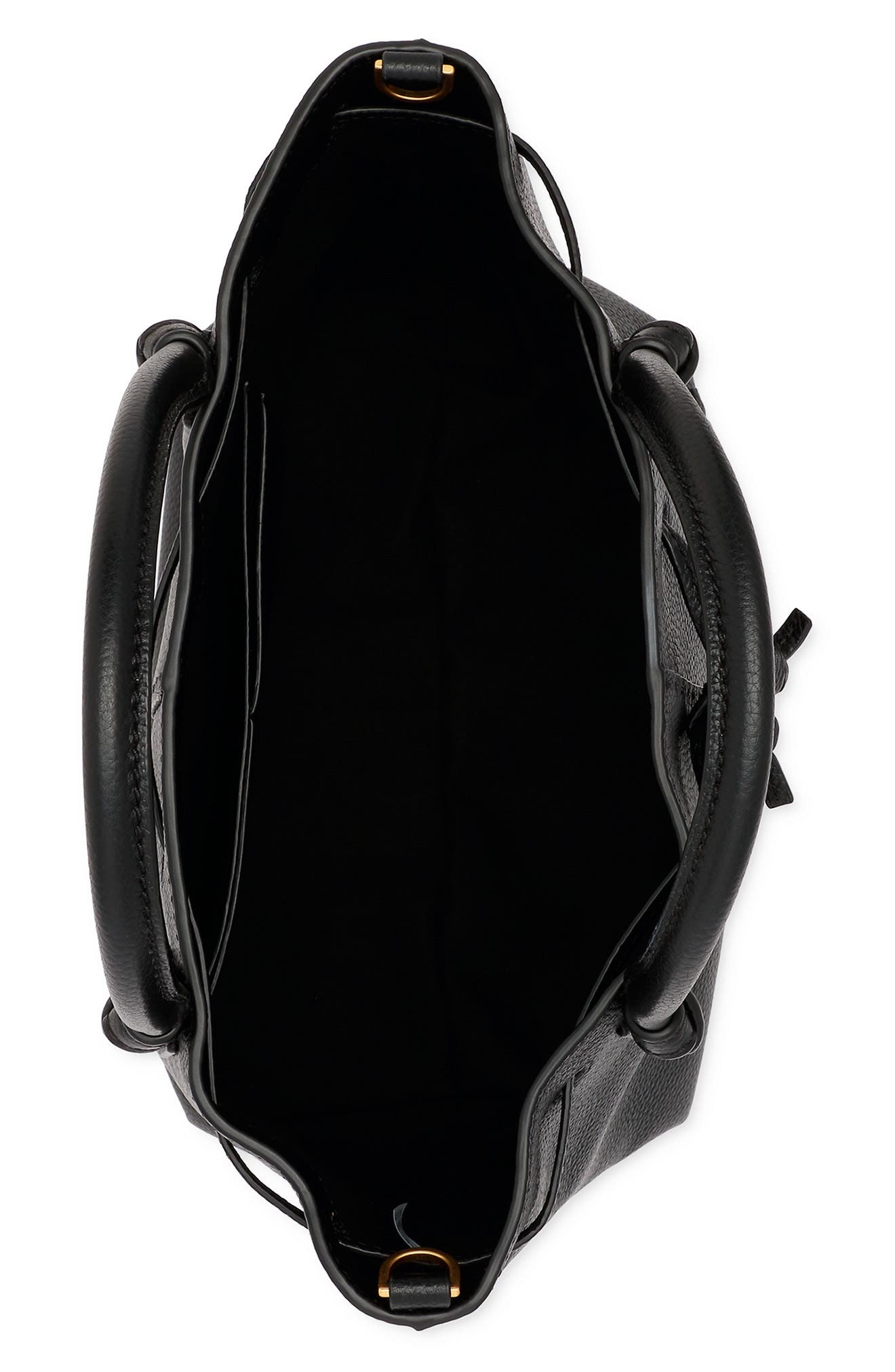 Tory Burch McGraw Small Drawstring Leather Satchel, Alternate, color, 