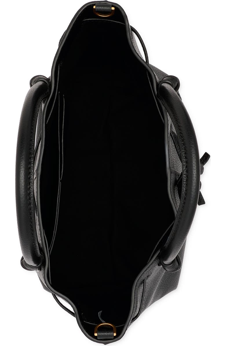 Tory Burch McGraw Small Drawstring Leather Satchel, Alternate, color,