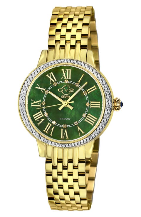 Astor III Diamond Swiss Bracelet Watch, 34mm - 0.06 ctw