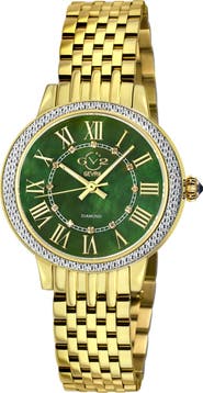 GV2 Astor III Diamond Swiss Bracelet Watch, 34mm - 0.06 ctw