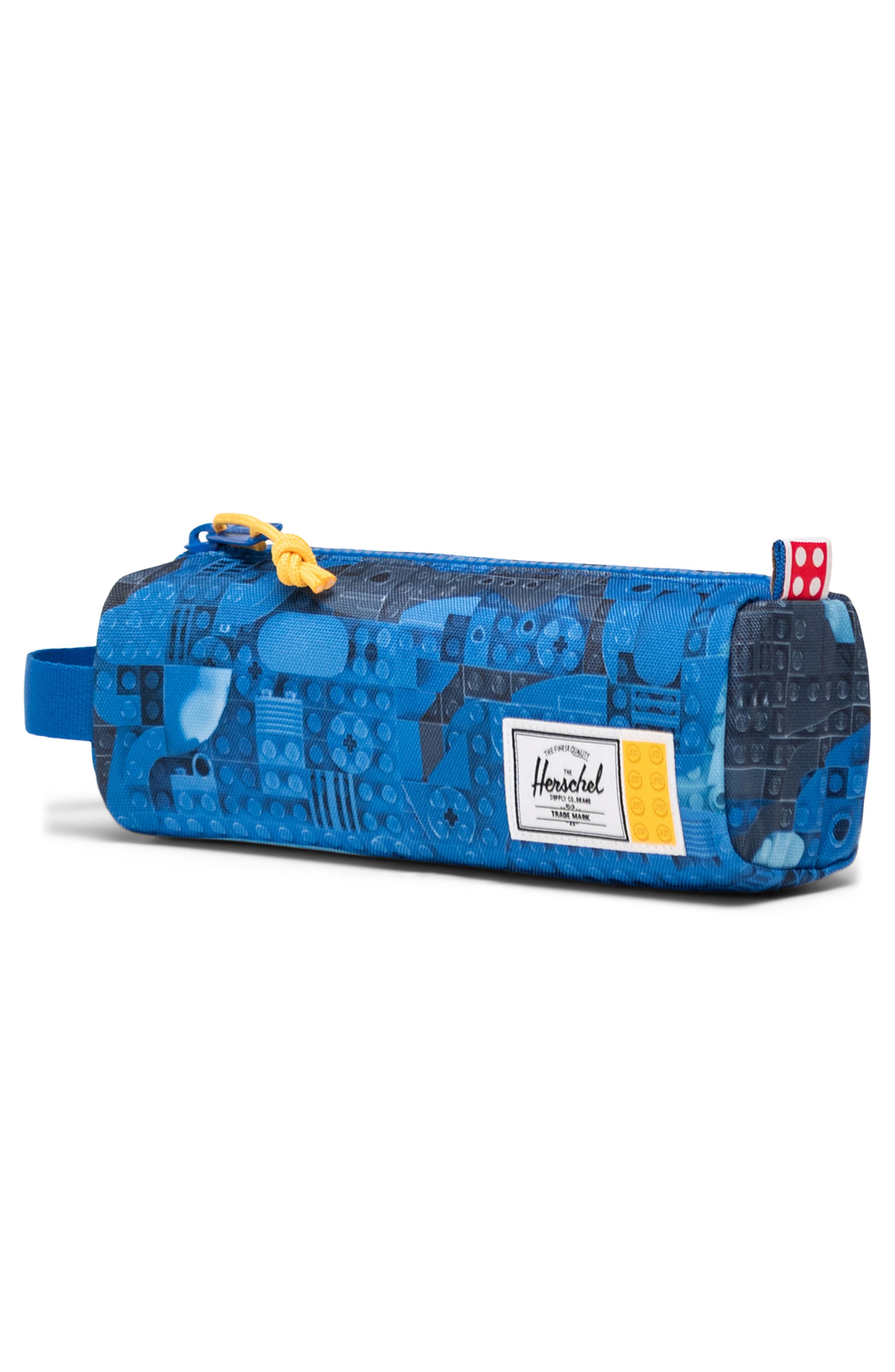 Herschel Supply Co. x LEGO<sup>®</sup> Settlement Pencil Case, Alternate, color, Abstract Bricks Blue