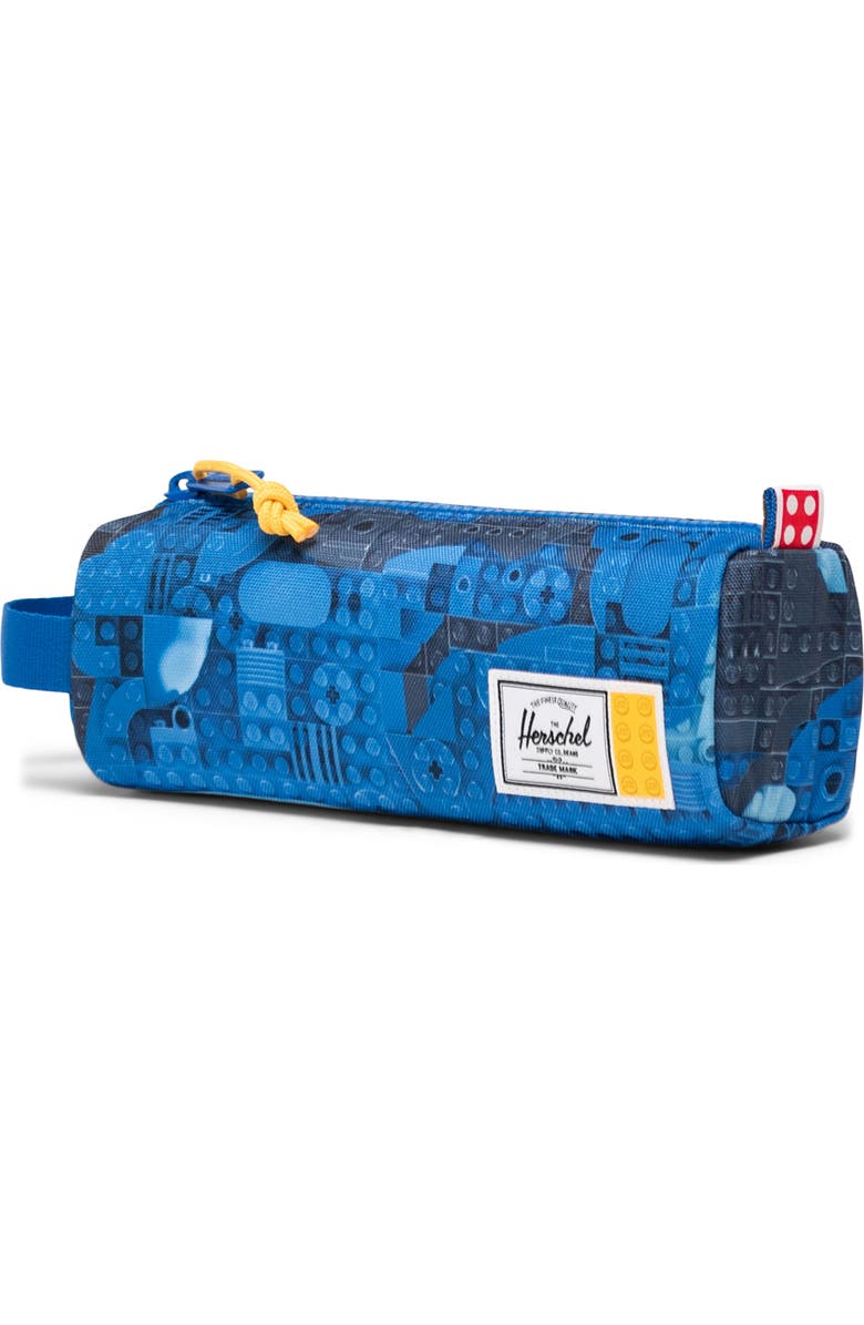 Herschel Supply Co. x LEGO<sup>®</sup> Settlement Pencil Case, Alternate, color, Abstract Bricks Blue
