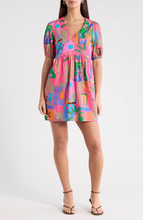 Lanus City Jerome Cotton Babydoll Dress