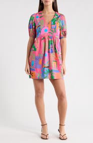 SUGARLIPS Lanus City Jerome Cotton Babydoll Dress