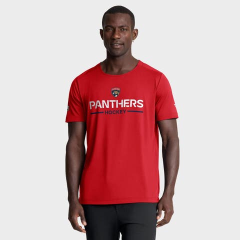 Men
s Fanatics Red Florida Panthers Authentic Pro Rink Tech T-Shirt