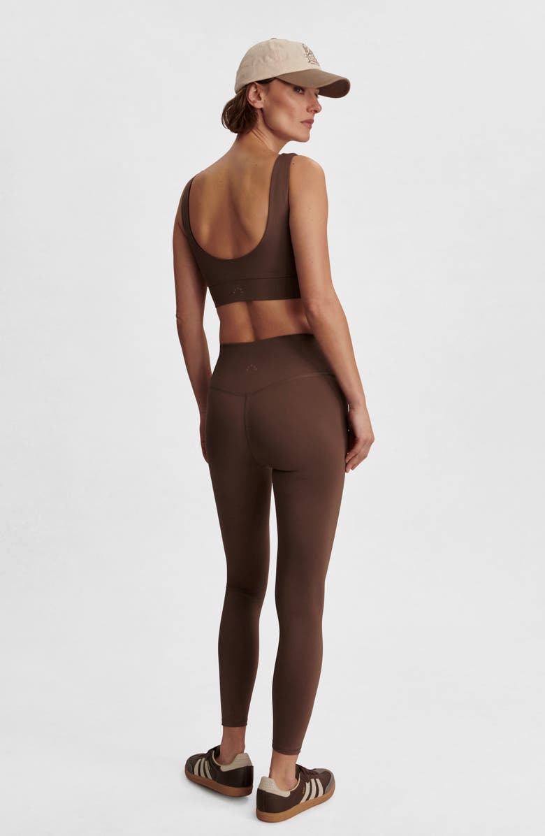 Varley Assure High Rise 25-Inch Leggings, Alternate, color, Coffee Quartz