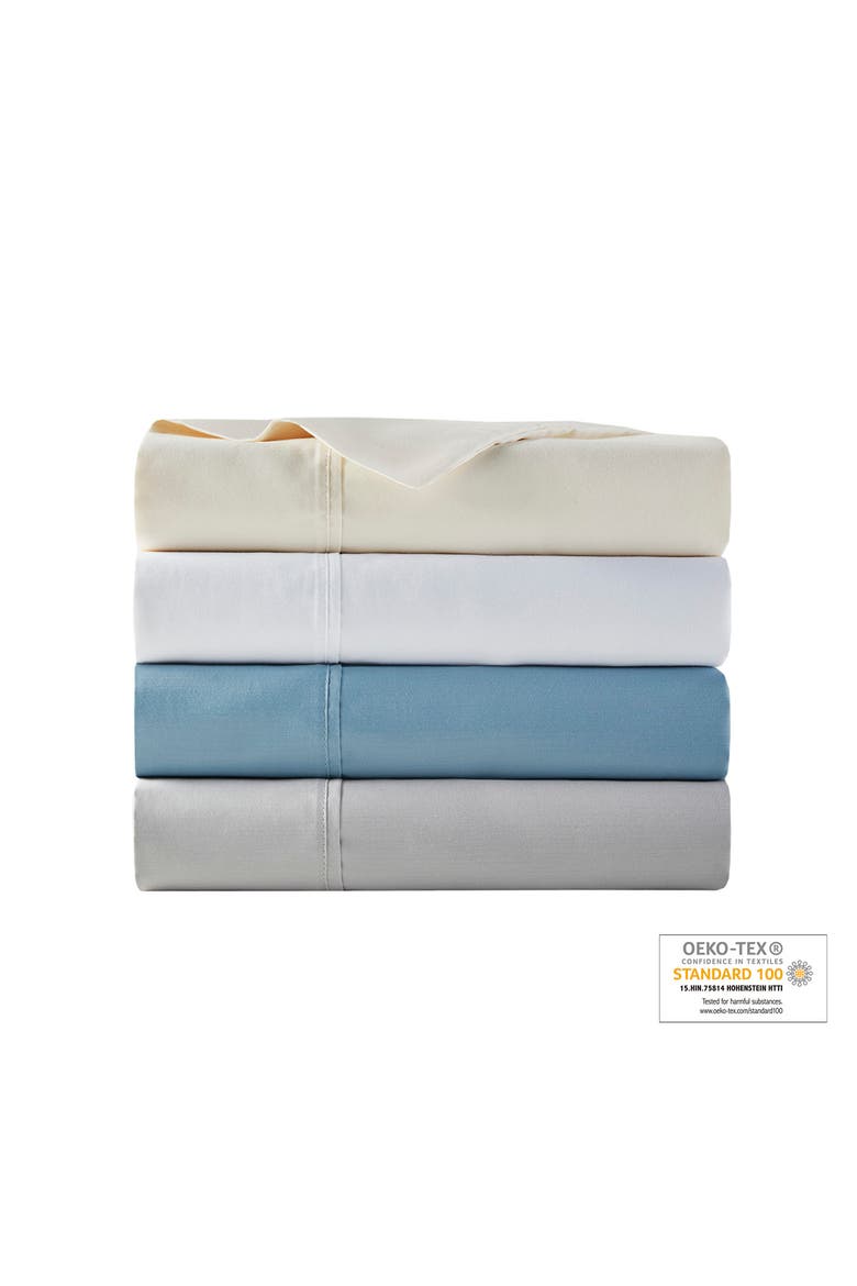 700 Thread Count Tri-Blend Antimicrobial 4-Piece Sheet Set, Alternate, color, LIGHT GREY
