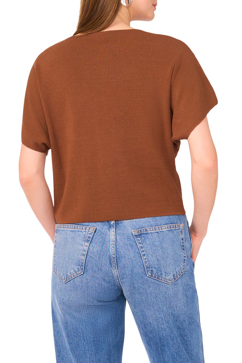 Short Sleeve Crop Sweater, Alternate, color, EMPERADOR