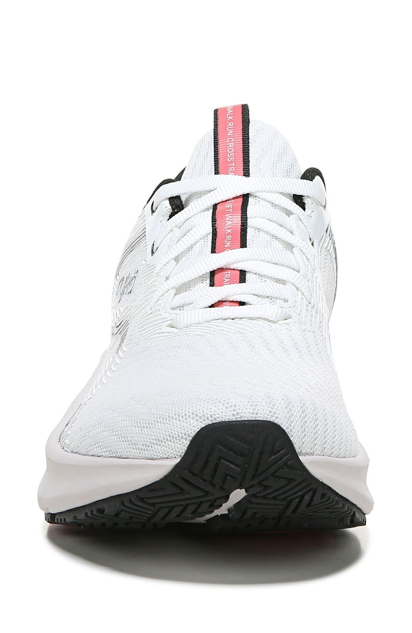 Never Quit Walking Sneaker - Wide Width Available, Alternate, color, WHITE