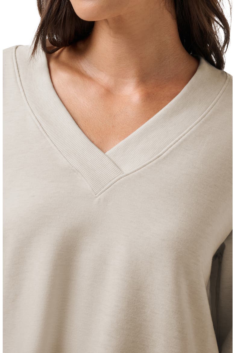 Cloud French Terry Pullover Sweatshirt, Alternate, color, HEATHER OATMEAL