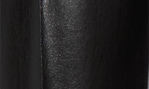 Alice And Olivia Ming Vegan Ankle Pants Black In Black
