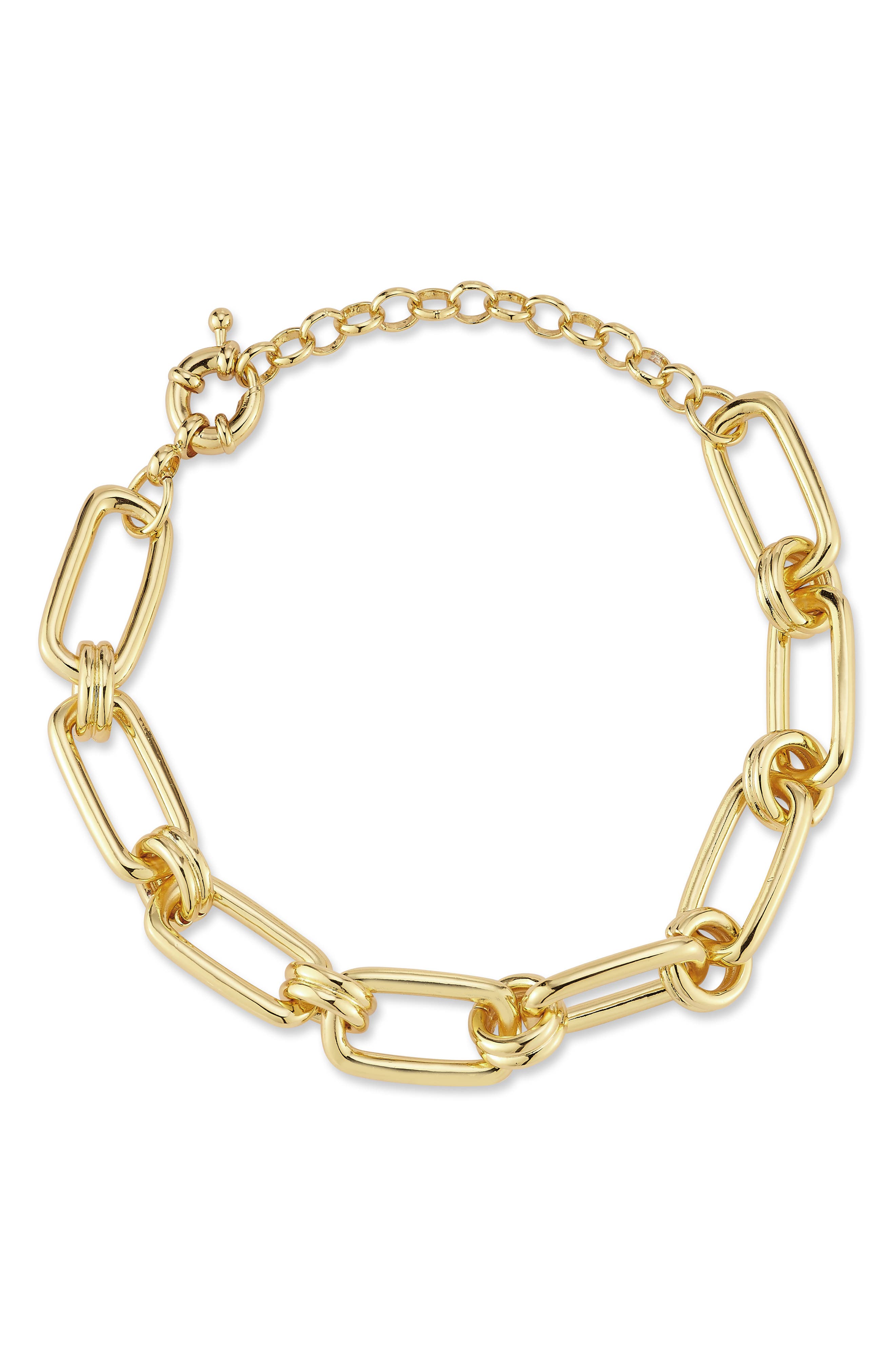 CHLOE AND MADISON Oval Link Chain Bracelet
