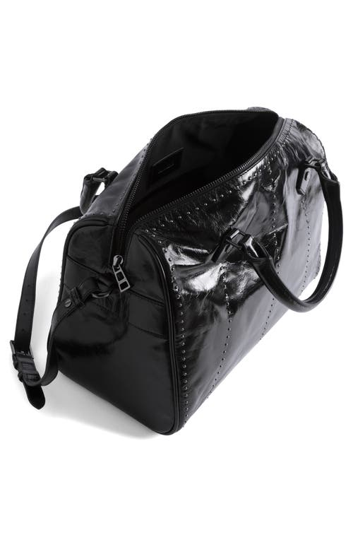 Zadig & Voltaire Womens Black Sunny Vibe Medium Patent-leather Tote Bag In Black