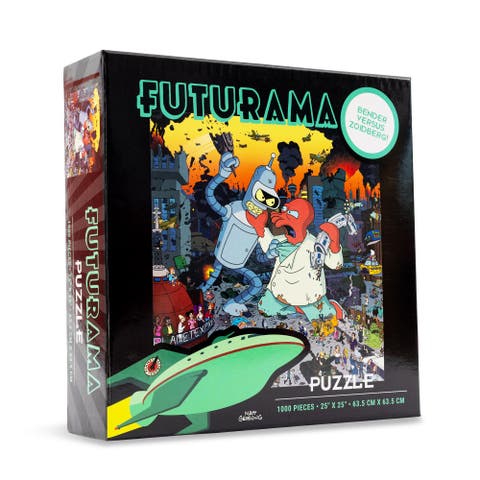 Bender vs. Zoidberg 1000-Piece Jigsaw Puzzle | Toynk Exclusive