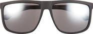Vince Camuto Rubberised Rectangular Sunglasses